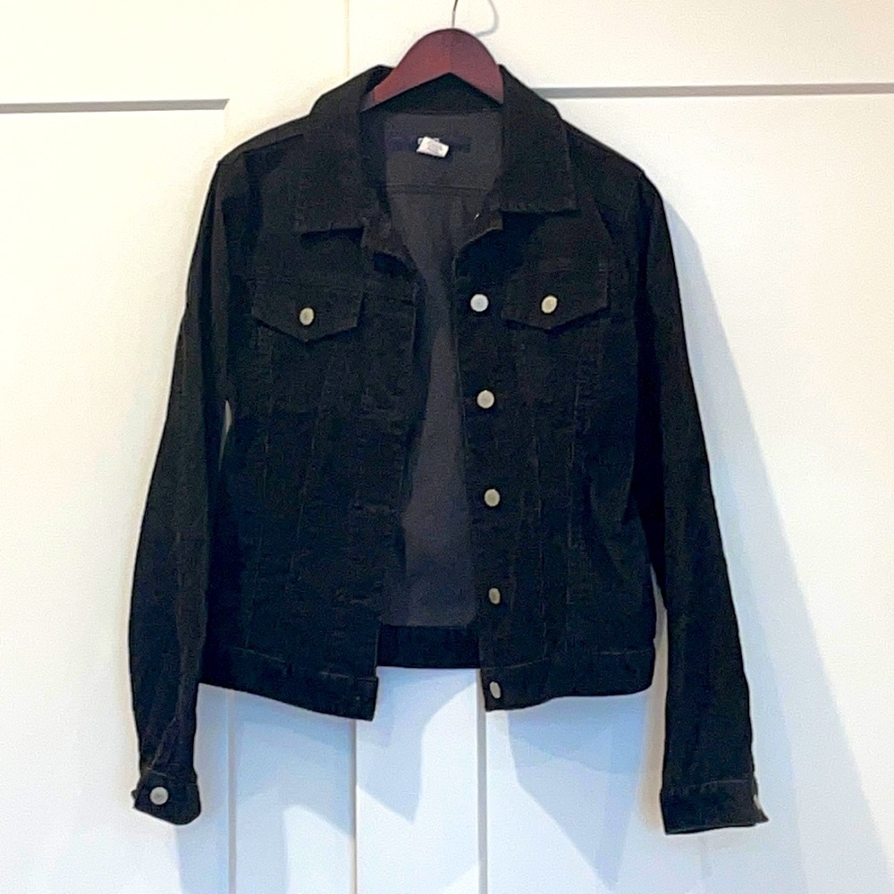 Corduroy jacket w silver buttons